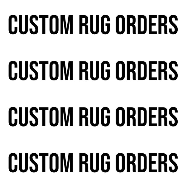 Custom Stencil + Rug = Business Branding